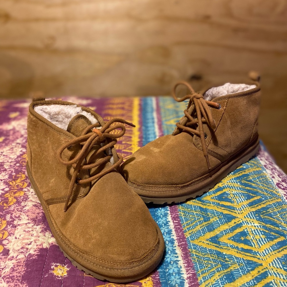 UGG Men's Brown Suede Chukka Boots